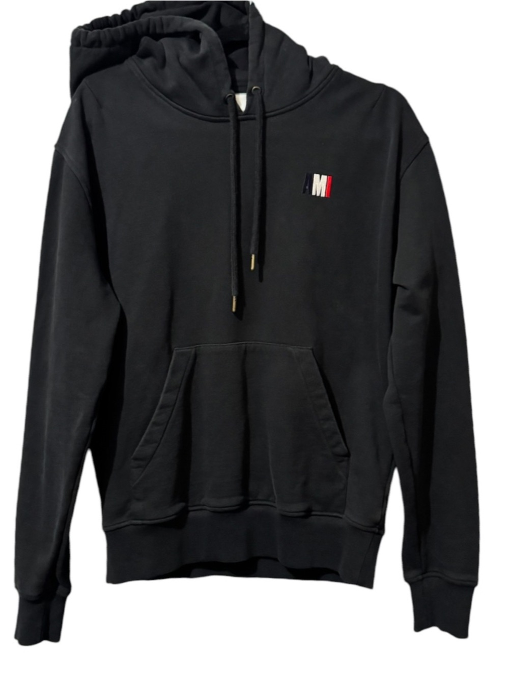 Ami Paris Alexandre Mattiussi Black Hoodie Mens Medium